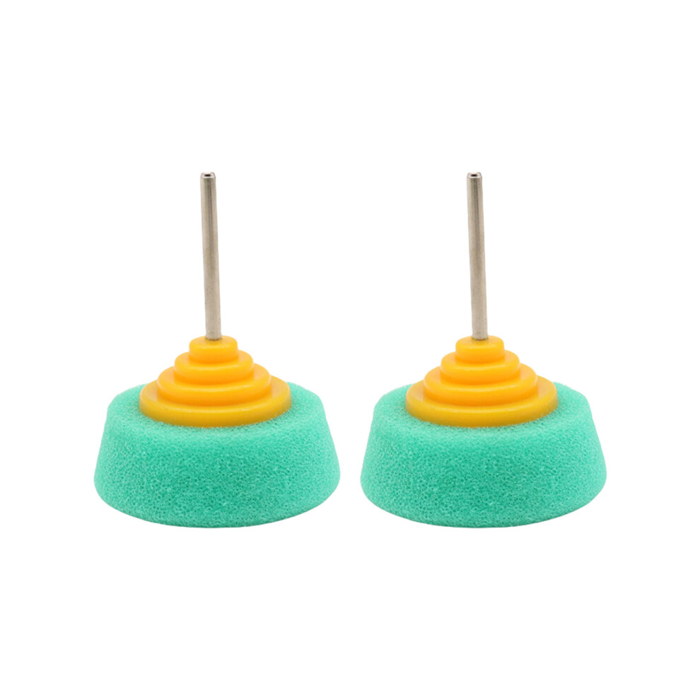 2Pc Automotive Grade Sponge Polishing-Thick Beveled Edge 7754000317011