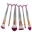6-Piece Fish Shaped Makeup Brush Set for Professional Cosmetic Application 5
