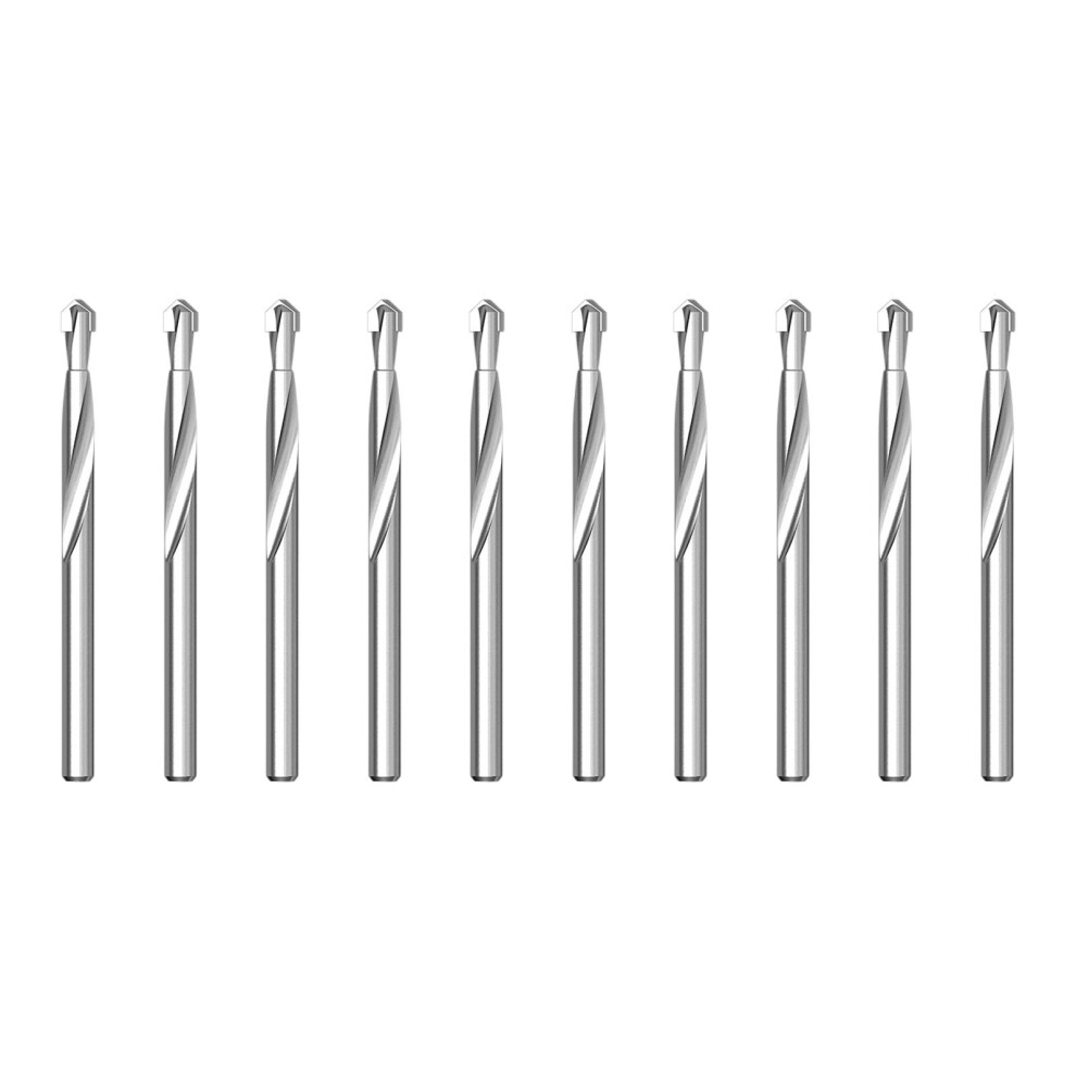 10Pcs Round Shank Reduced Twist Drill Bits Hole Cutter-5.2Mm 7754000316045