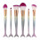 6-Piece Fish Shaped Makeup Brush Set for Professional Cosmetic Application 2