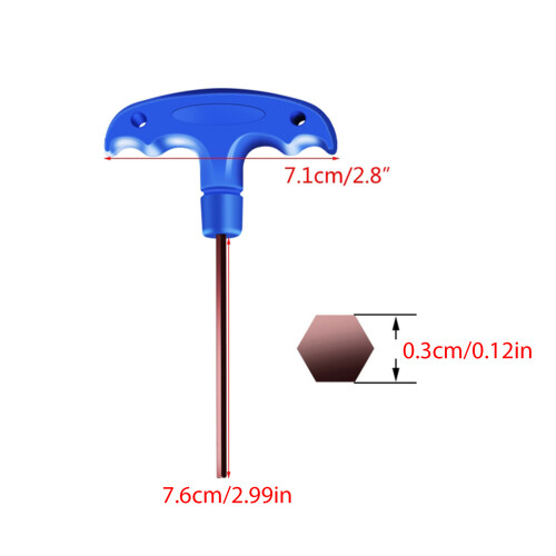 Solid T Handle Allen Wrench for Various Projects Furniture-H2.5 2