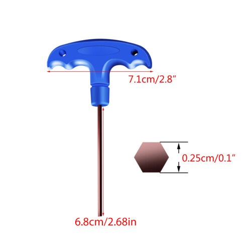 Solid T Handle Allen Wrench for Various Projects Furniture-H2.5 1