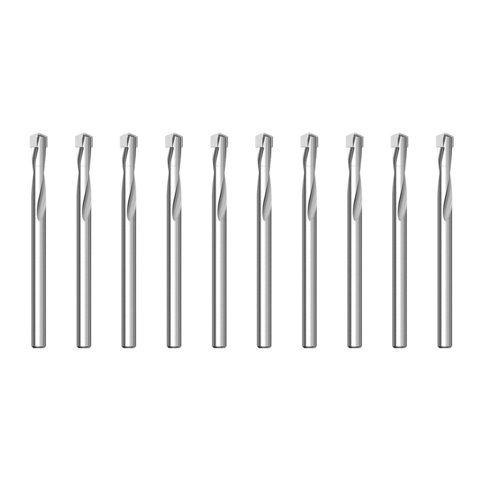 10Pcs Stainless Steel Round Shank Twist Drill Bit Round-4.8Mm 7754000315185