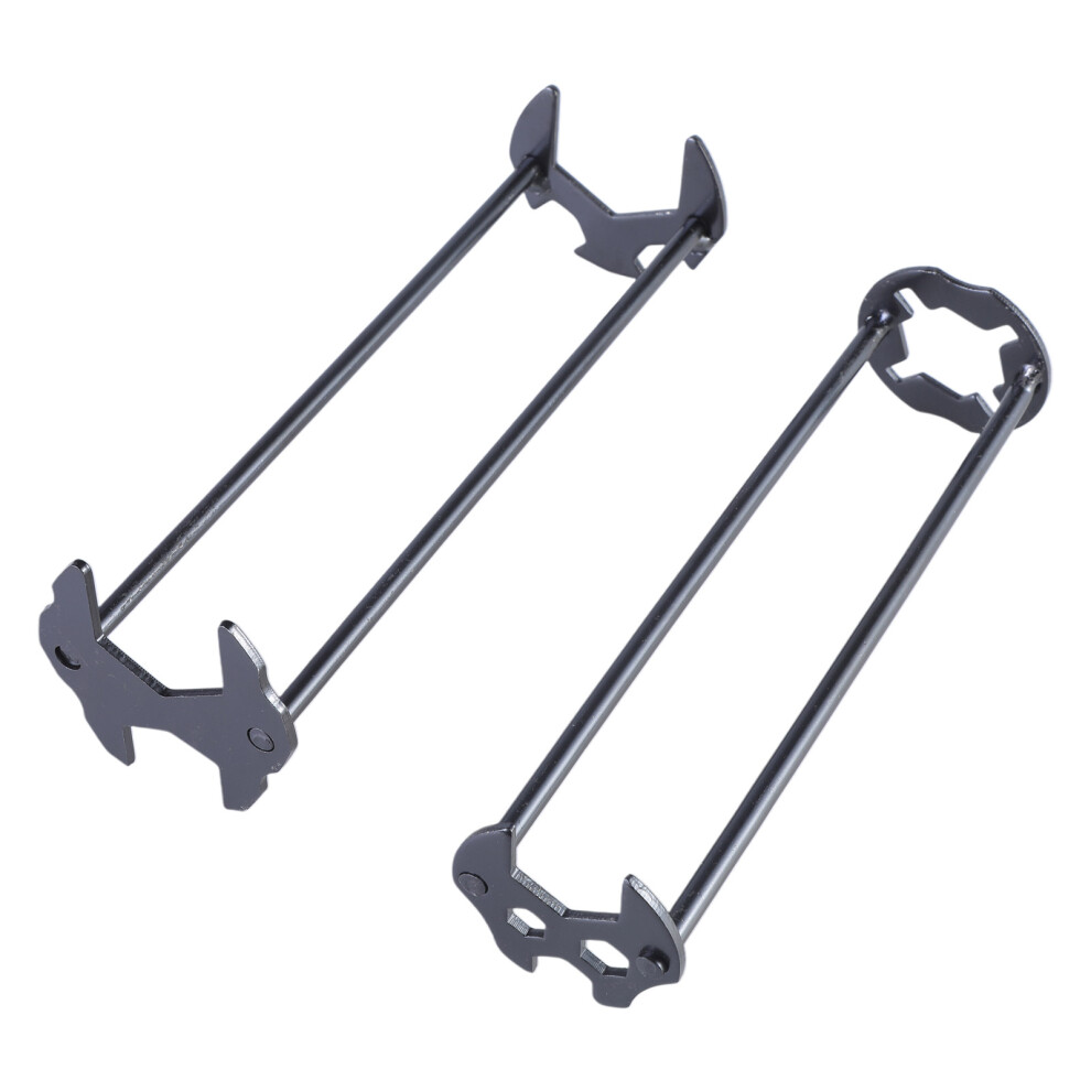 2Pcs Basin Wrench Sink Wrench Set Under Sink Plumbers Wrench 7754000327201