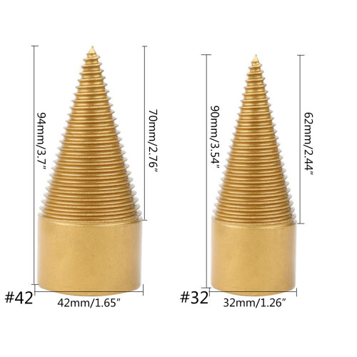 Wood Splitters Drill Bit Log Splitters Drill Bit 32MM 42MM-42mm 1