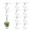10 Pack No Drill Adhesive Ceiling Hooks for Hanging Plants & Decorations - UK Home Essentials 1