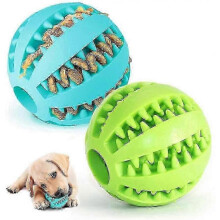 Non-Toxic Rubber Chew Ball for Dogs, Promotes Dental Health and Interactive Play