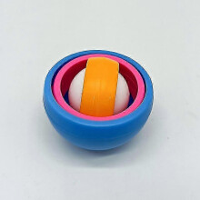 3D Infinite Flip Fidget Spinner Toys, Rotating Bowl Orbit Ball, Stress Relief Fingertip Gyro Toy, Handheld Spinning Toys