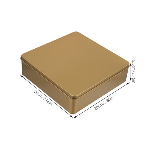 Empty square tin candy tin for sweets 1