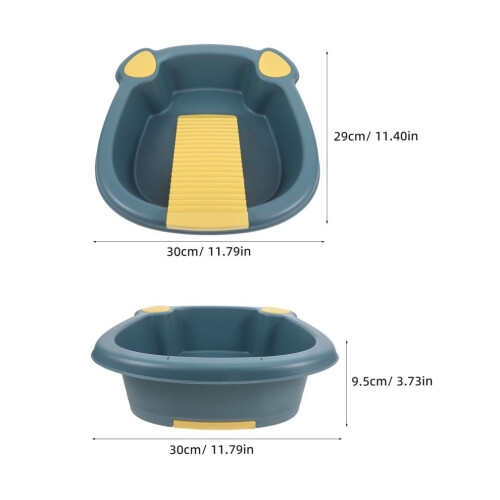 Multifunctional laundry tub with clothesline, small bin for 1