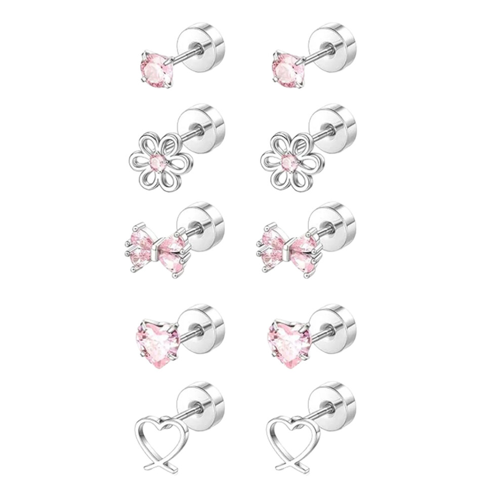 Fashion Stud Earrings With Adorable Designs Allergy Resistant 7696000265247