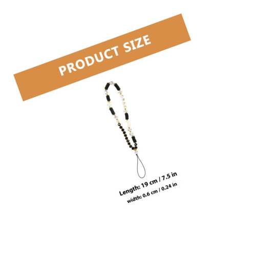 Armbandschlaufe aus Perlen, Stern-Mond-Tonperlen 1