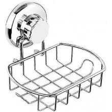 No-Drill Suction Cup Soap Dish - Wall-Mounted Shower Soap Holder for Modern Bathrooms