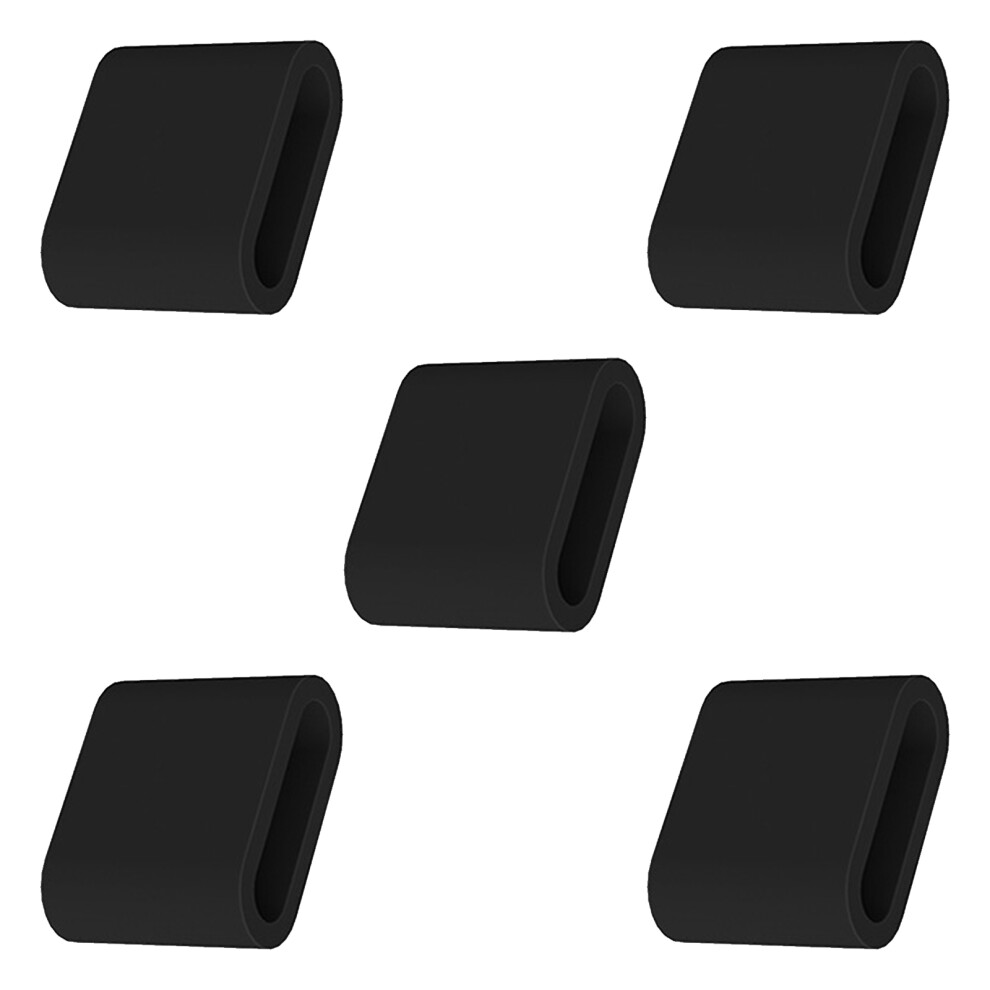 Dust Protectors Cover For Type C Male Port- Silicone 5Pcs Black 7696000266602