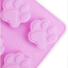 Non-Stick Silicone Paw and Bone Molds for Dog Treats, 4-Piece Set