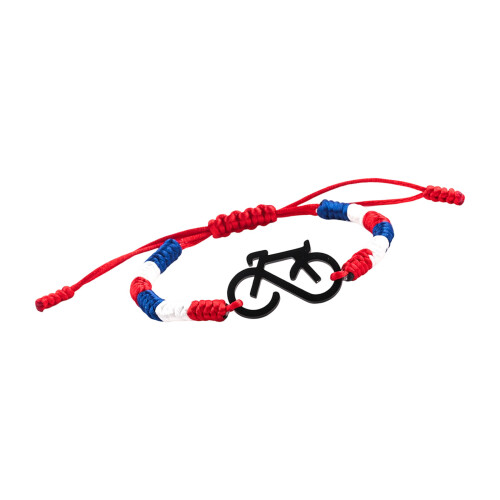 Personalize Adjustable Bracelet with- bicycleS bracelet