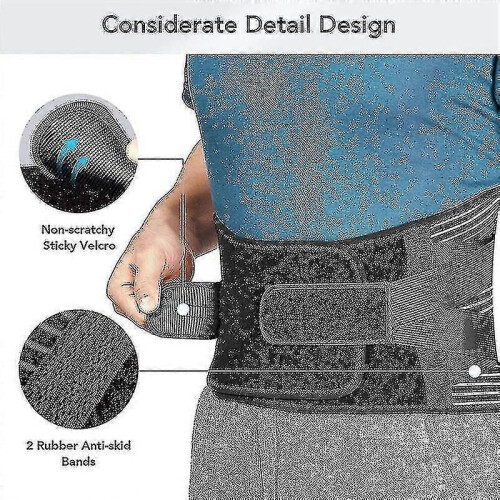 (M) Orthopedic Lumbar Support Belt for Spine Decompression & Waist Training 1