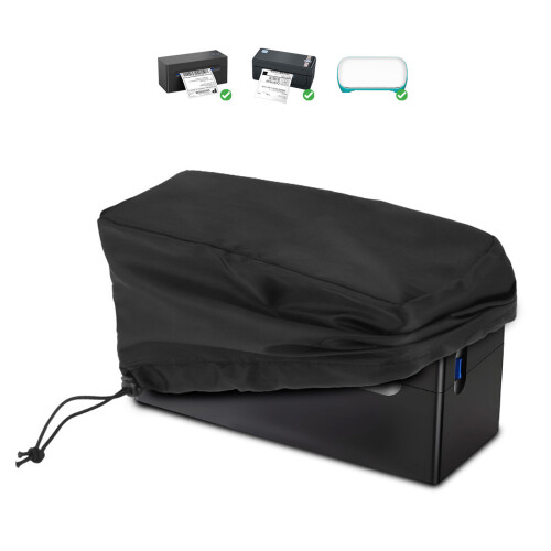 Universal Dust Cover for Desktop Label Printers Featuring 1