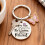 Keepsakes Keychain For Godparents Stainless Steel Personalize-9 6