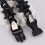 Versatile Matte Acrylic Bracelet Chain for Multiple-matte black 7