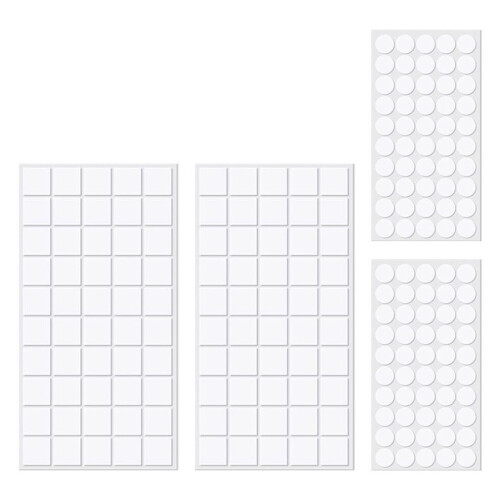 200 pegatinas transparentes de doble cara para globos 1