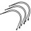 PC-kabeldelare PVC 3 st 1