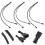 PC-kabeldelare PVC 3 st 3