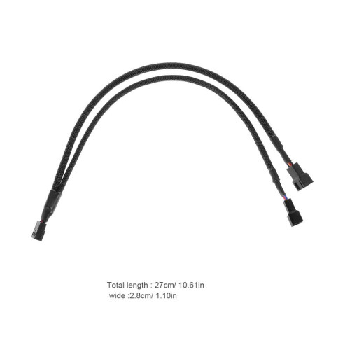 PC-kabeldelare PVC 3 st 1