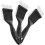 -pack grill cleaning brush, plastic handle, 5