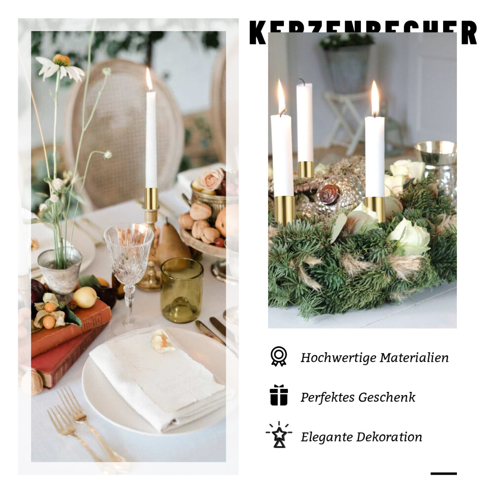 4x Tapers Candle Wreath Add Touch Of Class To Home Decor With-image-OPC-PMXPQ5R-NEW