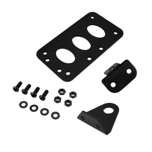 Plate holder, front brackets, license plate holder