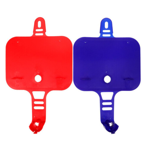 Raindrops 2pcs Decorative Electric Bicycle License Plates 13x7.7 inch 2