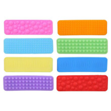 Pack Of 8 Colorful Sensory Pad for Kids with Unique Textures Anxiety Relief Tool for Autisms Concentrate Hand Relaxing