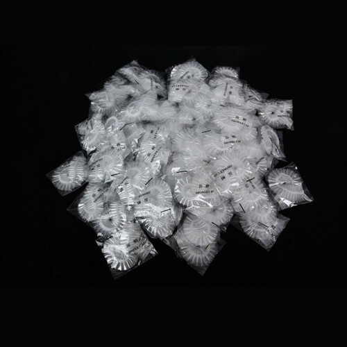 200 gorros de ducha desechables de plástico, impermeables 1