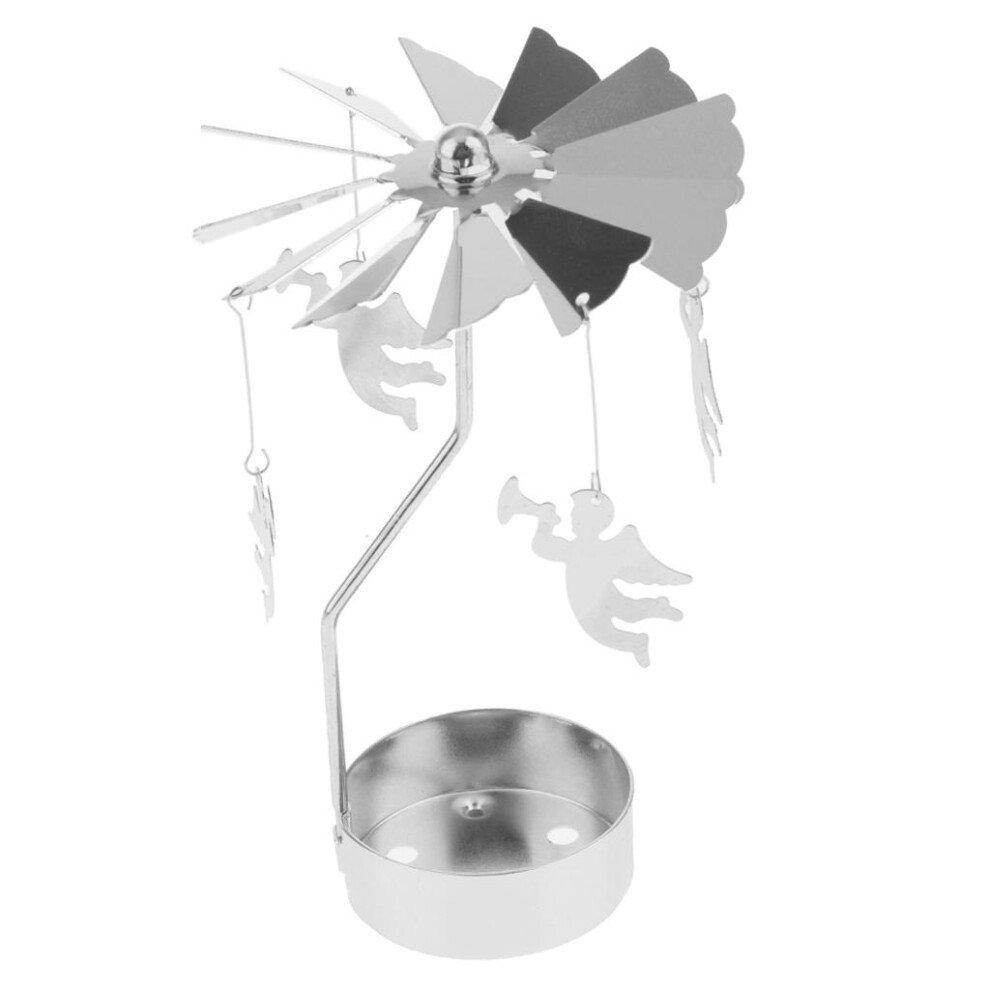 (Angle, 44x13cm) Christmas Decor Rotating Candle Tea Light Holder Candlestick Angle-image-OPC-PMXPTVR-NEW