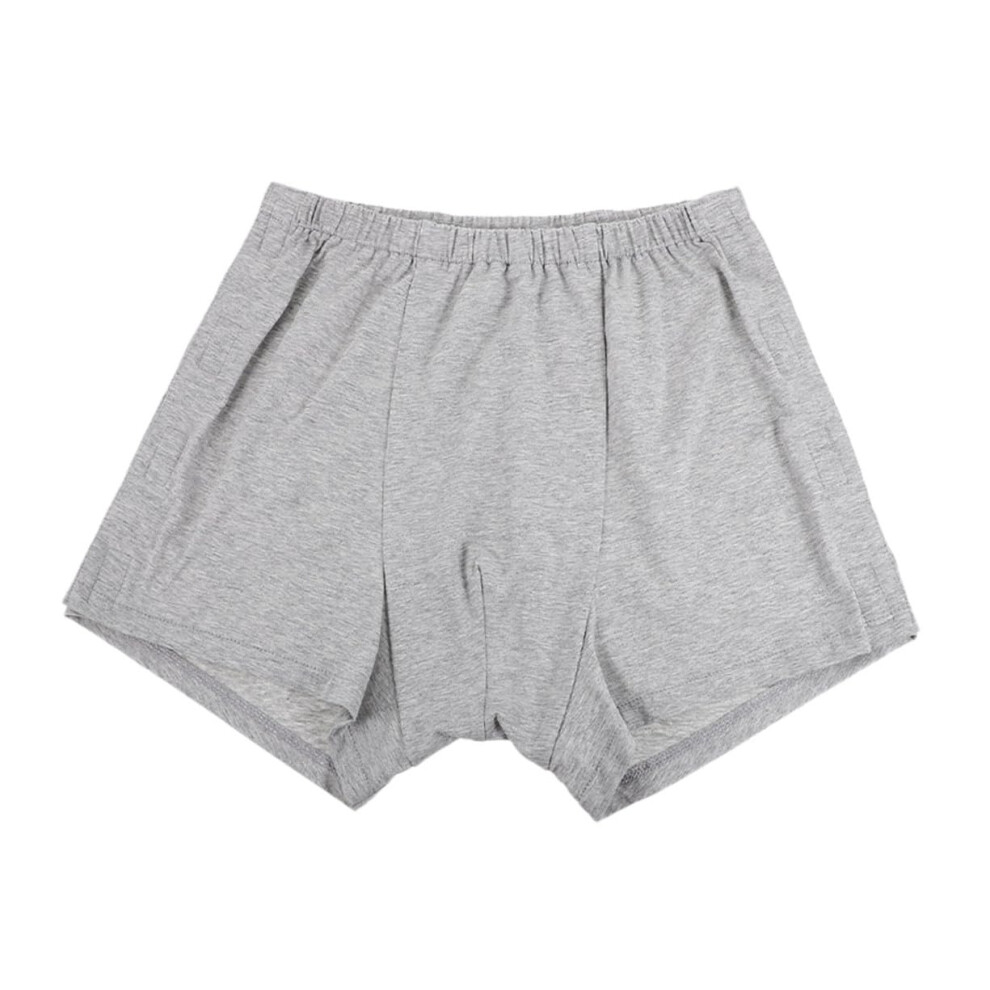 Light/Grey Men's Surgery Underpants Xl Side-Opening Wear-Resistant Care Underwear For Disabled Elderly Bedridden Reusable