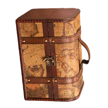 Retro Wooden Decorative Storage Box for Children at Home