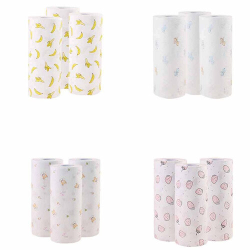 Rulle med tryckt papper, rosa tillbehör 1