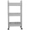 Rolling cart with storage compartments and drawers, mobile shelf 3
