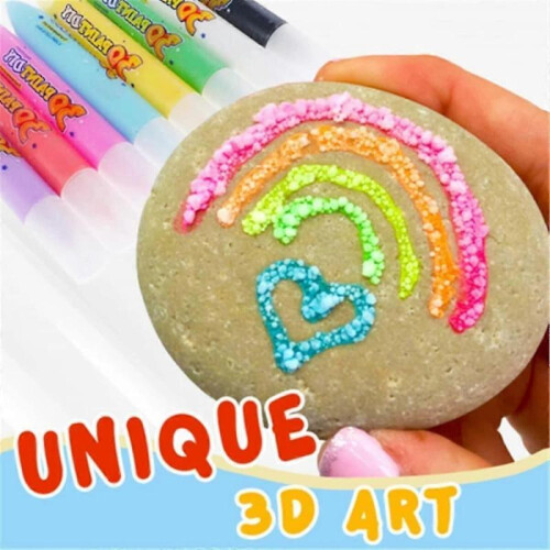 (1 Box) 3D Magic Bubble Popcorn Pens for Creative DIY Art and Greeting Cards 1