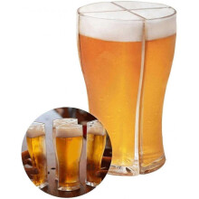 4-in-1 Separable Beer Mug Set for Parties and Gatherings