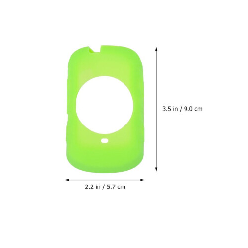 Silicone protective case for 530 GPS computer, bicycle accessory, green 1