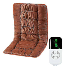 EU Plug Heated Seat Cushion with Timer, Washable and Super Soft for Office Chairs and Foot Warmers