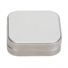 Push Slider Card Anxiety Relief Stainless Steel Portable Decompression Push Sliding Toy for Office Travel Silver