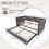 Grey Velvet Sofa Bed with USB Charging & Storage 2
