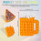 2pcs Push Bubble Pop Fidget Sensory Toy, Autism Special Needs Silicone Stress 3