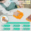 2pcs Push Bubble Pop Fidget Sensory Toy, Autism Special Needs Silicone Stress 4