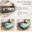 Grey Velvet Sofa Bed with USB Charging & Storage 5
