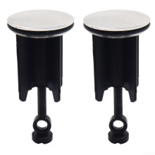 Sink Drain 2-Pack Copper 40mm Diameter Replacement For Wash Basins, Two-Piece Construction, Efficient Drainage