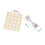 200 self-adhesive double-sided wick fixers, yellow 3